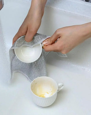 Magic Cleaning Cloth Metal Steel Wire Dish Pot Washdishing Cloths - Problems Solved