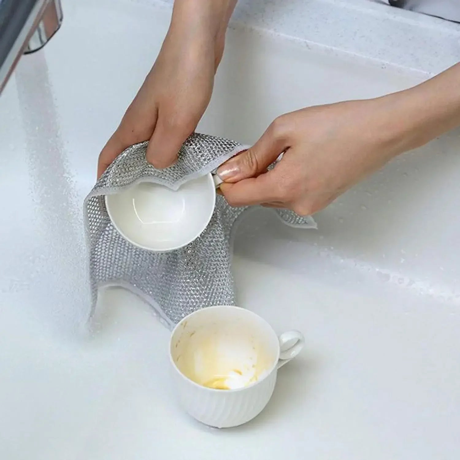Magic Cleaning Cloth Metal Steel Wire Dish Pot Washdishing Cloths - Problems Solved