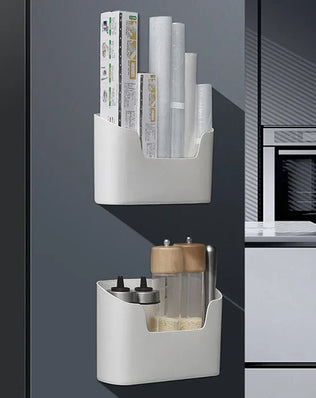 Kitchen Wall-mounted Adhesive Storage Rack Multifunctional - Problems Solved