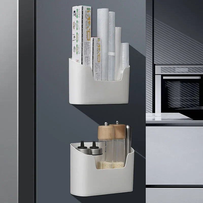 Kitchen Wall-mounted Adhesive Storage Rack Multifunctional - Problems Solved