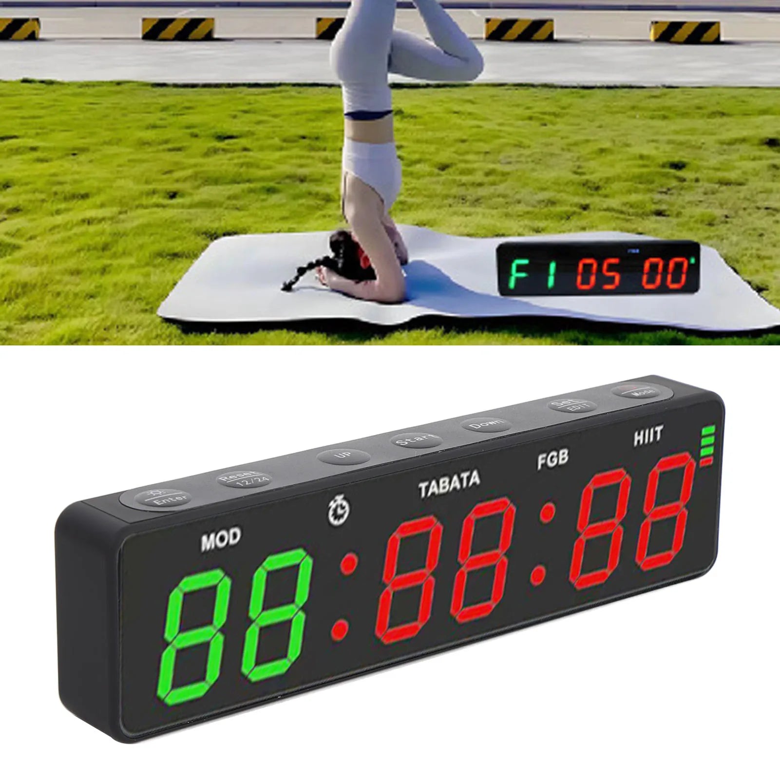 Gym Timer Clock HIIT Mode Portable Stopwatch Countdown - Problems Solved