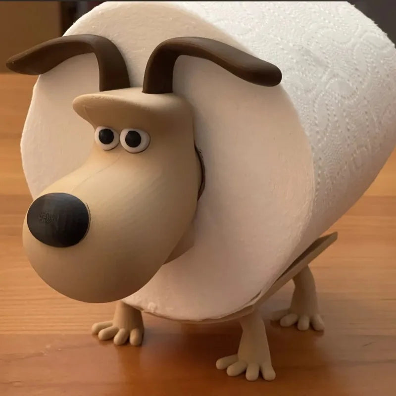 Puppy Toilet Holder Home Decor Bathroom Accessory Storage Suitable for Toilets for Bathrooms Kitchens Living Rooms Unique Gift - Problems Solved