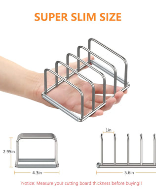 Kitchen Cabinet Organizer, Steel Cookware Holder, Divided Holder - Problems Solved