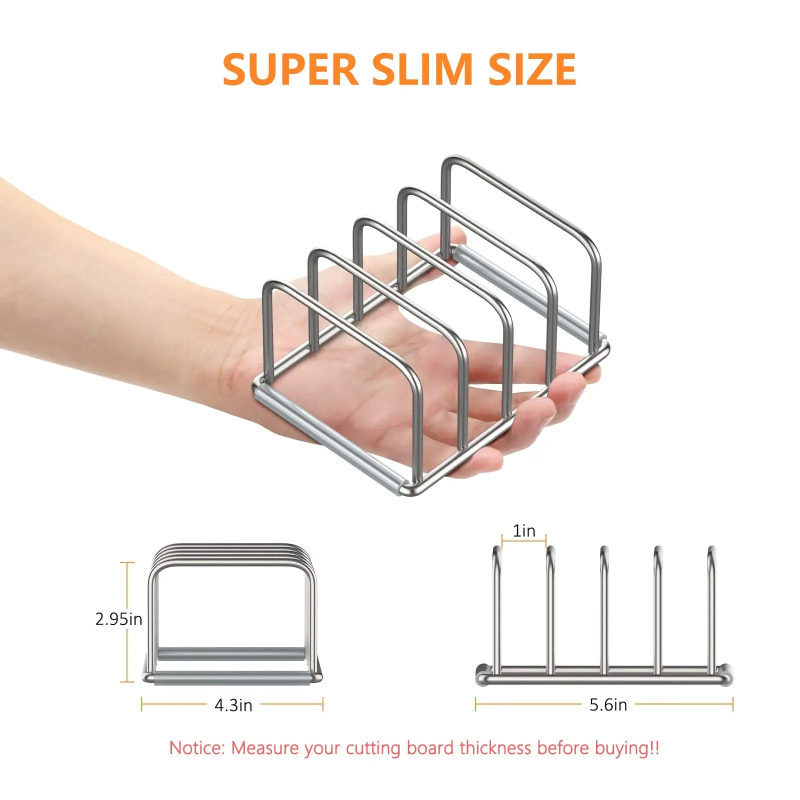 Kitchen Cabinet Organizer, Steel Cookware Holder, Divided Holder - Problems Solved