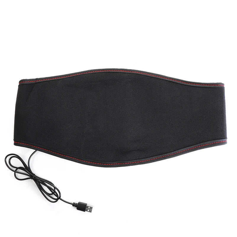 USB Electric Heating Belt Tourmalin Infrared Back Waist Massage Support Brace Band Warmer Relief Pain Belly Thermal Heat Pad - Problems Solved