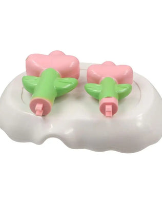 Bathroom Accessories Creative Flower Decor Soap Dish Cute Non-slip Soap Holder Plastic Portable Drain Soap Tray Storage - Problems Solved