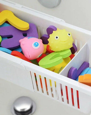 Bathtub Caddy Tray Basket Retractable Multifunction Bathroom Storage Bracket Drain Shelf Rack Bath Toys Organizer For Bathroom - Problems Solved