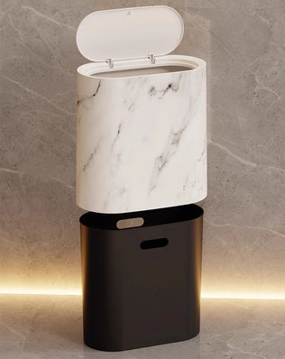 Bathroom Toilet Hotel B&B With Lid Kitchen Living Room Sandwich Trash Can Lid Multi-purpose Modern Toilet Hygienic Sandwich - Problems Solved