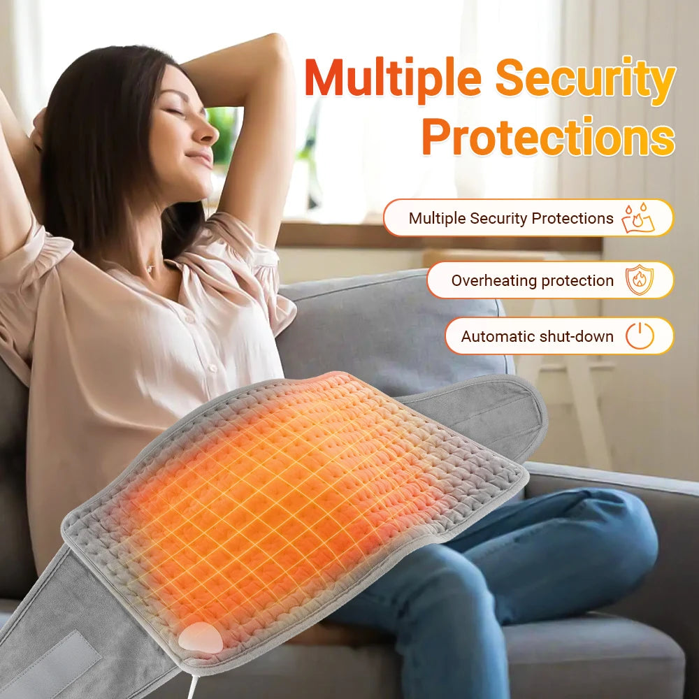 Electric Heating Pad Physiotherapy Thermal Blanket Temperature Control Hot Compress Waist Back Body Hand Winter Warmer - Problems Solved