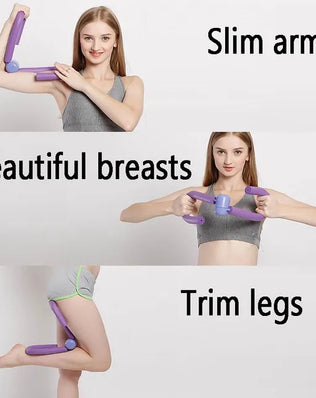 Home Fitness Equipment PVC Leg Thigh Exercisers Gym Sports Thigh Master Leg Muscle Arm Chest Waist Exerciser Workout Machine Gym - Problems Solved