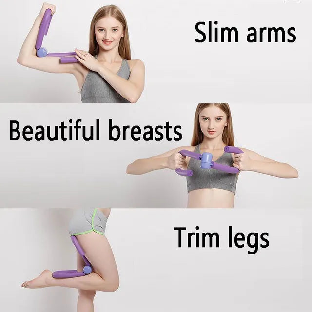 Home Fitness Equipment PVC Leg Thigh Exercisers Gym Sports Thigh Master Leg Muscle Arm Chest Waist Exerciser Workout Machine Gym - Problems Solved