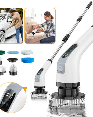 Electric Cleaning Brush Cordless Handheld Shower Scrubber Spin - Problems Solved