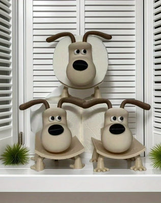 Puppy Toilet Holder Home Decor Bathroom Accessory Storage Suitable for Toilets for Bathrooms Kitchens Living Rooms Unique Gift - Problems Solved