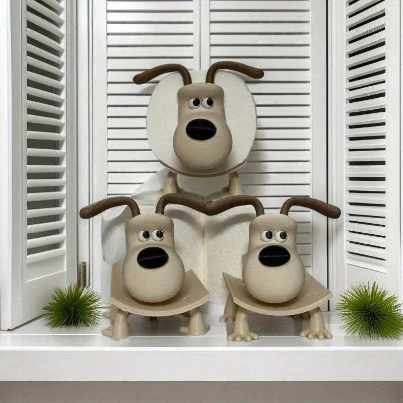 Puppy Toilet Holder Home Decor Bathroom Accessory Storage Suitable for Toilets for Bathrooms Kitchens Living Rooms Unique Gift - Problems Solved