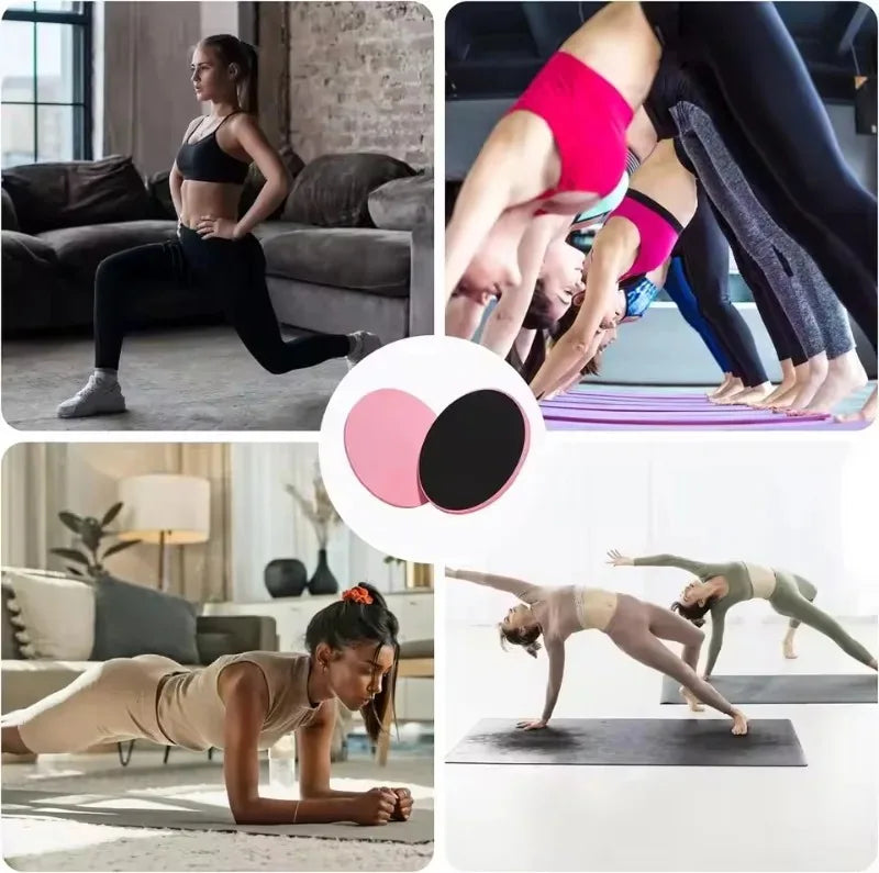 Fitness Household Pilates Core Sliders Exercise Gliding Discs Full-Body Workout Accessories Abdominal Training Sports Equipment - Problems Solved