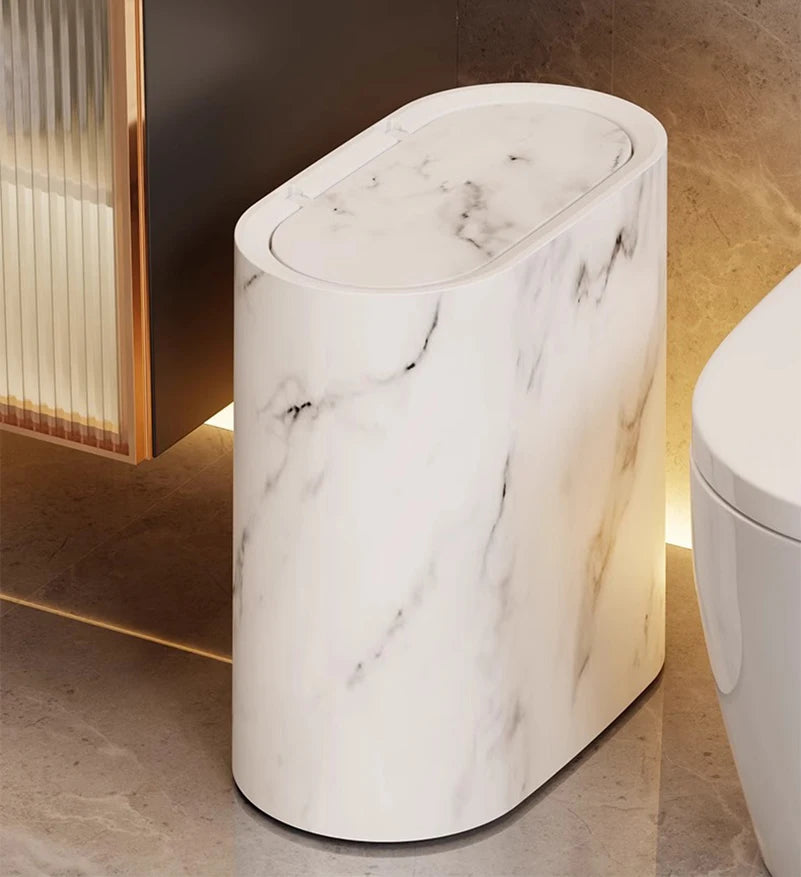 Bathroom Toilet Hotel B&B With Lid Kitchen Living Room Sandwich Trash Can Lid Multi-purpose Modern Toilet Hygienic Sandwich - Problems Solved