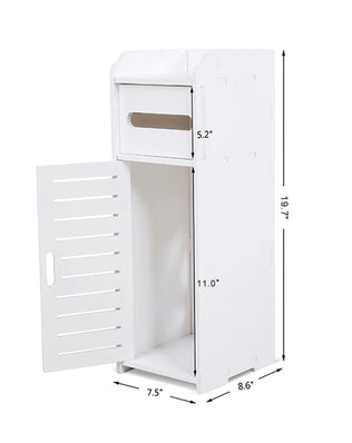 Bathroom Cabinet White Wooden Bathroom Cabinet Toilet Storage Shelf  Organizer Toilet Cabinet Wooden Bathroom Cabinet - Problems Solved