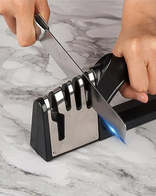 Kitchen 4 Segment Knife Sharpener Multifunctional - Problems Solved