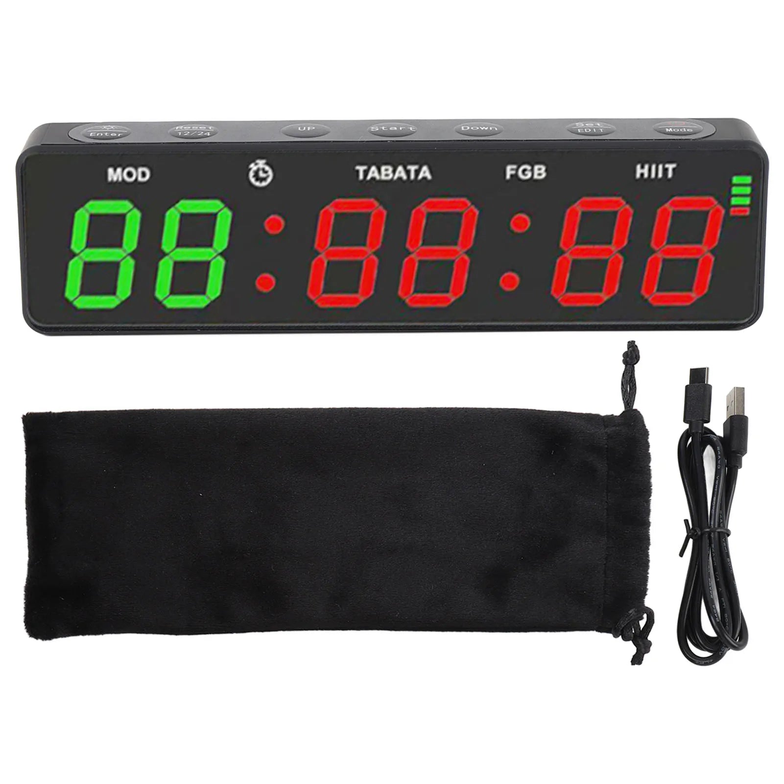 Gym Timer Clock HIIT Mode Portable Stopwatch Countdown - Problems Solved