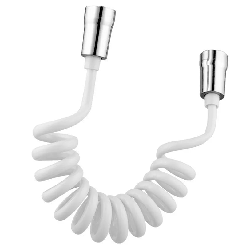 Handheld Water Toilet Bidet Sprayer Flexible Spring Shower head Hose tube Telephone Line soft Hoses bathroom Accessories - Problems Solved