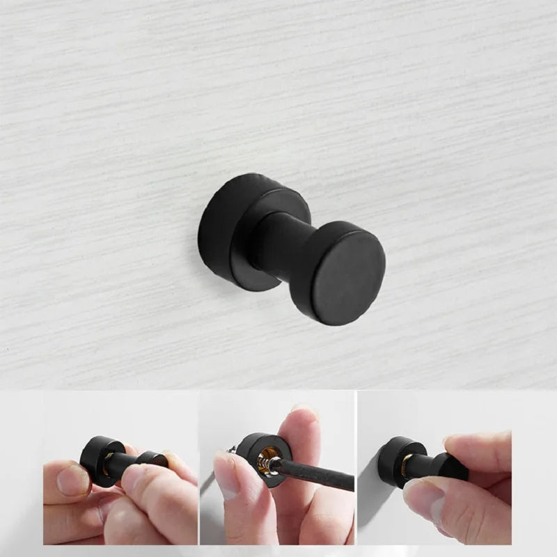 Bathroom Accessories Brass Robe Hook Wardrobe Coat Clothes Hanger Kitchen Household Small Decoration Towel Hanging Hook Key Rack - Problems Solved