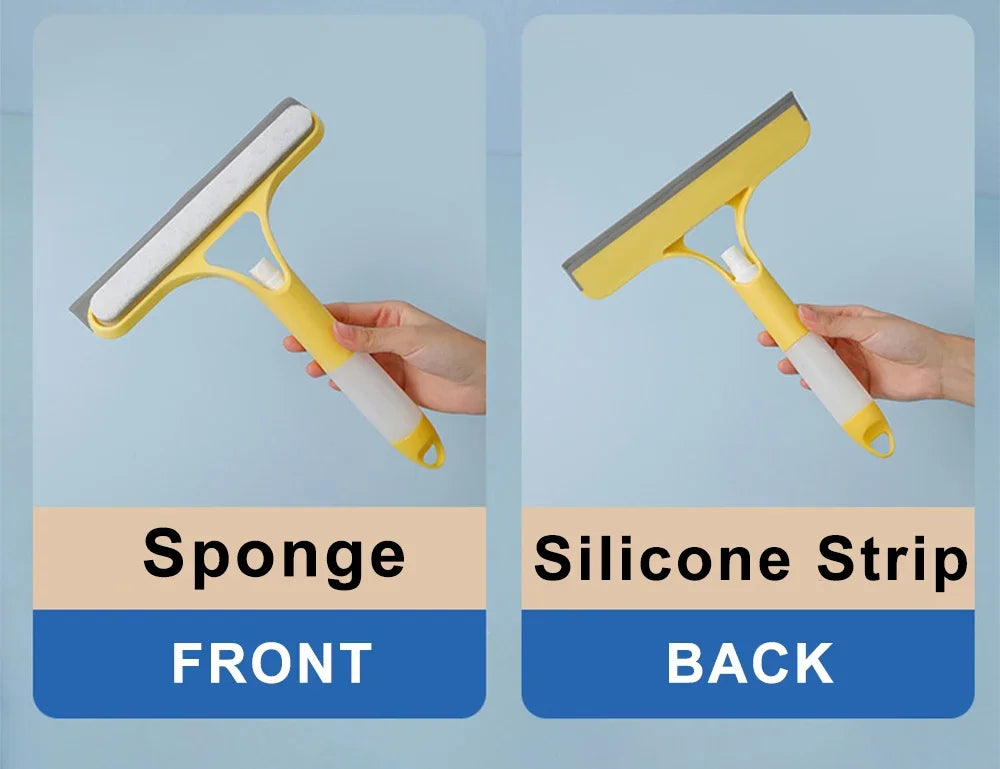 3 in 1 Window Cleaning Squeegee Multi Function with Spray Bottle - Problems Solved