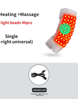 Red Light Therapy Heated Elbow Sleeve | Relieves Joint & Arm Pain, Arthritis | Heating & Massage Function Relieve Arm Numbnes - Problems Solved