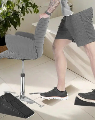 Durable 3-In-One Fitness Gear - Leg Stretcher, Squat Foam Wedge, Calf Raise Slant Board, Easy to Install Yoga Wedge Accessory - Problems Solved