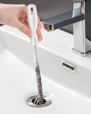 2PCS Pipe Dredging Brush Bathroom Hair Sewer Sink - Problems Solved