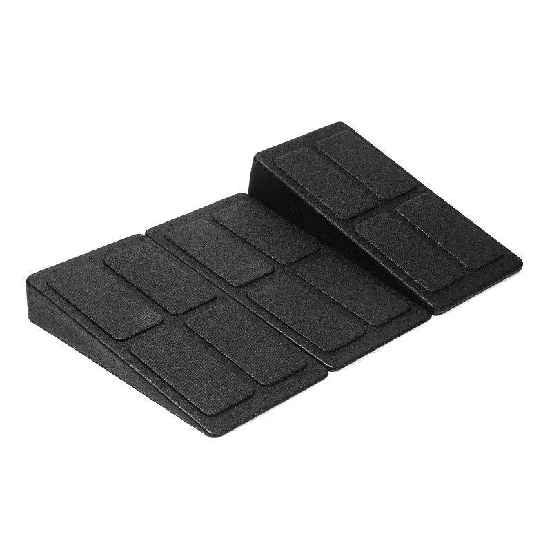 Durable 3-In-One Fitness Gear - Leg Stretcher, Squat Foam Wedge, Calf Raise Slant Board, Easy to Install Yoga Wedge Accessory - Problems Solved
