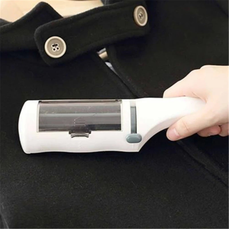 Electrostatic Static Clothing Dust Pets Hair Cleaner Remover Brush Suction Sweeper for Home Office Travel Cleaning Brushes - Problems Solved