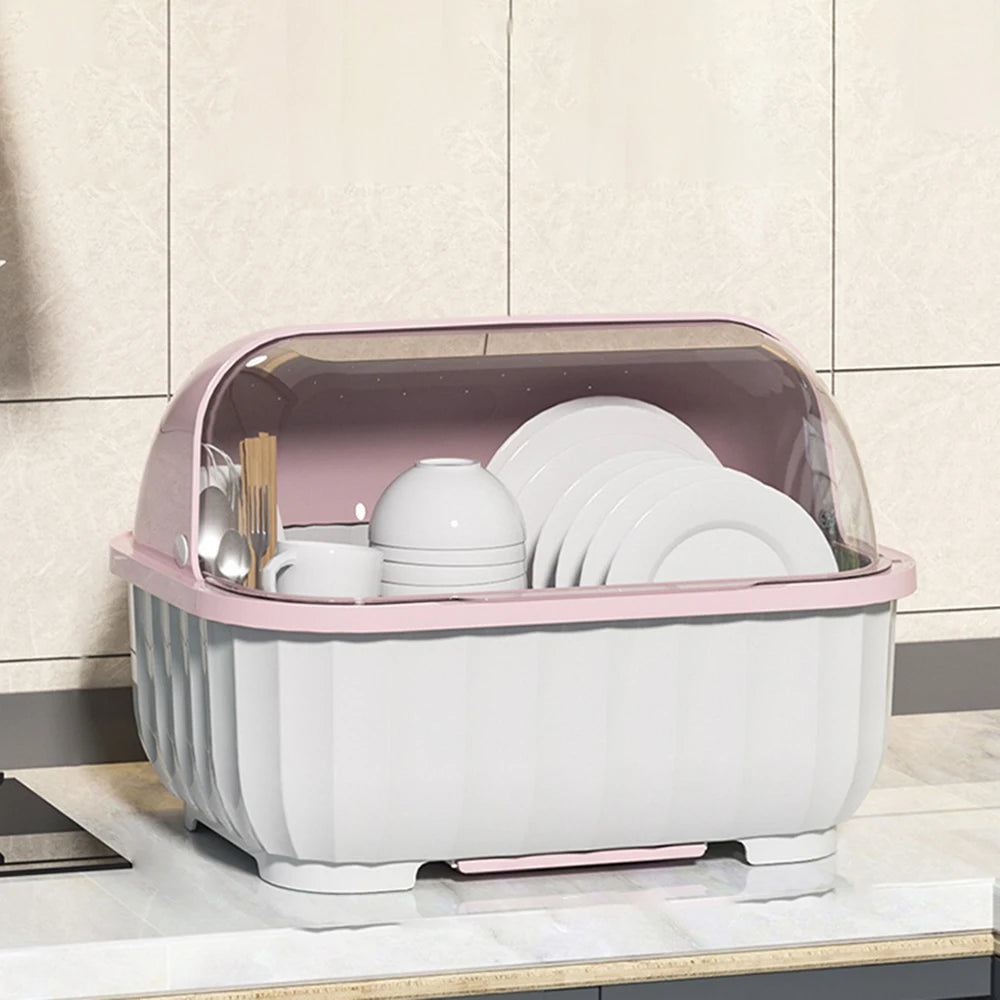 Kitchen Drain Cabinet With Lid, Bowl Box For Storing Dishes - Problems Solved