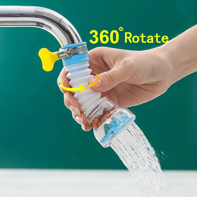 Kitchen Anti-Splashing Faucet Can Rotate Extend The Filter - Problems Solved