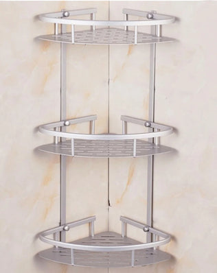 Bathroom Corner Shelf Shower Shelves Dusche Eckregal Bad Wall Badregal Storage Organizer Floating Ablage Bohren - Problems Solved