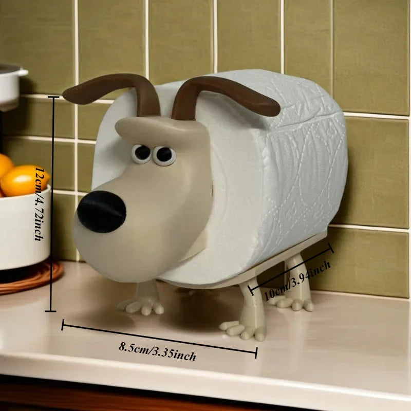 Puppy Toilet Holder Home Decor Bathroom Accessory Storage Suitable for Toilets for Bathrooms Kitchens Living Rooms Unique Gift - Problems Solved