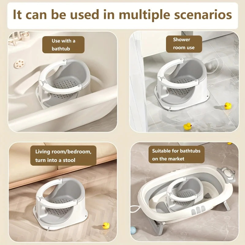 360° All-Around Bathing Essentials, Unisex Design for Easier Bath Time, Perfect Gift Idea - Bathroom Safety Must-Have - Problems Solved