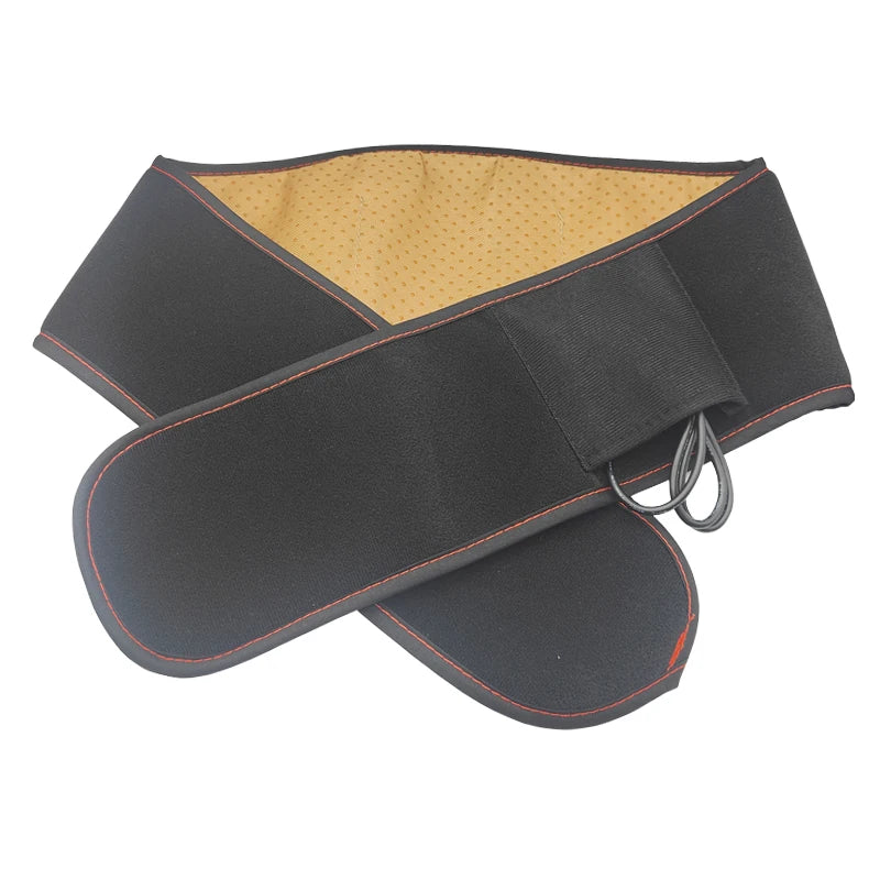 USB Electric Heating Belt Tourmalin Infrared Back Waist Massage Support Brace Band Warmer Relief Pain Belly Thermal Heat Pad - Problems Solved