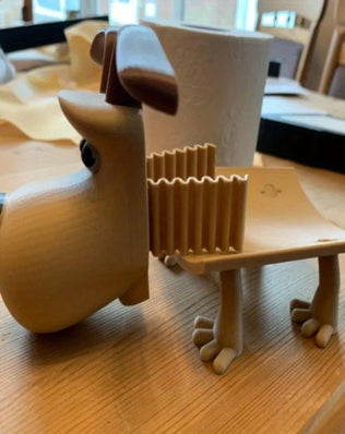 Puppy Toilet Holder Home Decor Bathroom Accessory Storage Suitable for Toilets for Bathrooms Kitchens Living Rooms Unique Gift - Problems Solved