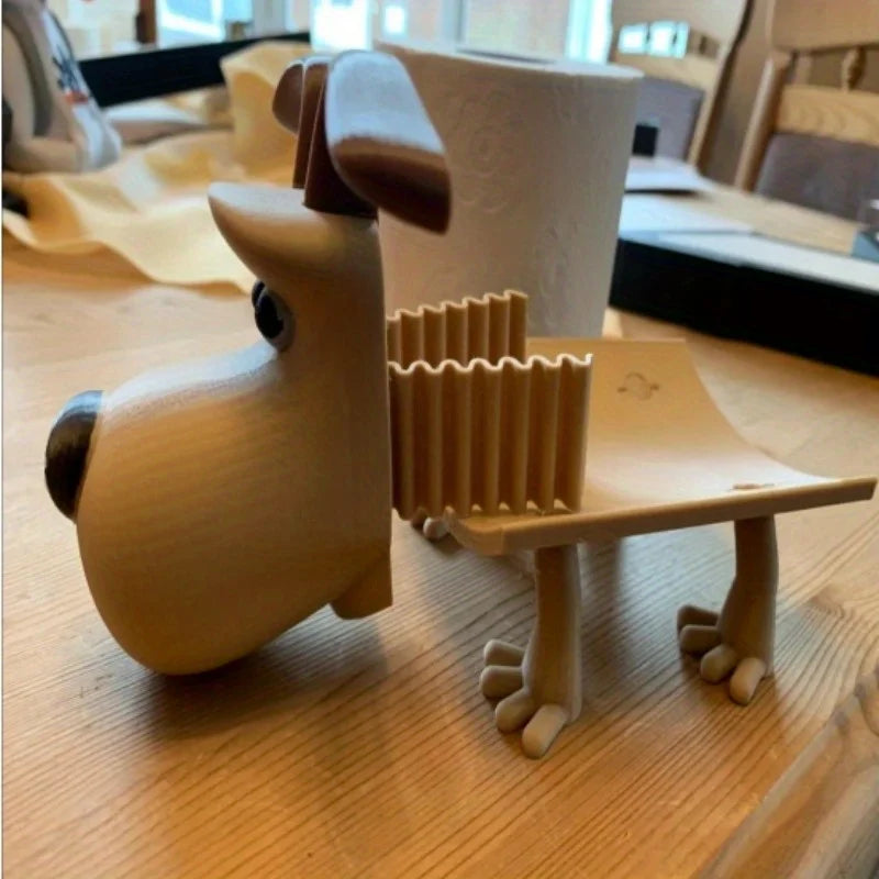 Puppy Toilet Holder Home Decor Bathroom Accessory Storage Suitable for Toilets for Bathrooms Kitchens Living Rooms Unique Gift - Problems Solved