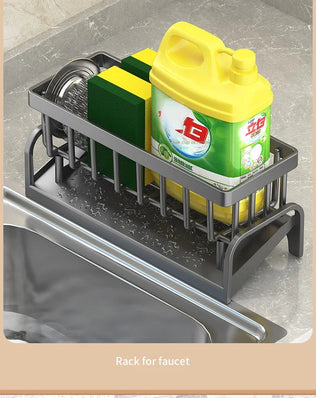 Kitchen Shelf Cleaning Cloth Storage Draining Rack Household Detergent Sponge Rack Water Sink Water Sink Water Sink Artifact - Problems Solved