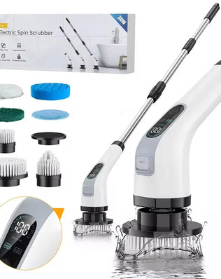 Electric Cleaning Brush Cordless Handheld Shower Scrubber Spin - Problems Solved