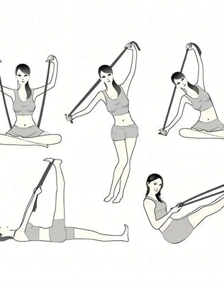 Fitness Resistance Band For Yoga Pilates Stretching Fitness Training 8 Adjustable Resistance Level Digital Marking Fitness Suppl - Problems Solved