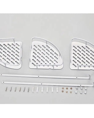 Bathroom Corner Shelf Shower Shelves Dusche Eckregal Bad Wall Badregal Storage Organizer Floating Ablage Bohren - Problems Solved