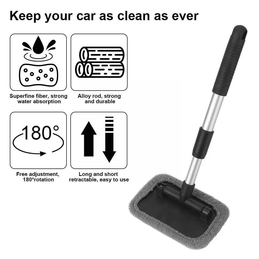 Car Mop Cleaning Windows Windshield Fog Cleaning Tool - Problems Solved