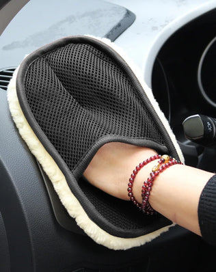 Car Styling Wool Soft Car Washing Gloves Cleaning Brush Motorcycle - Problems Solved