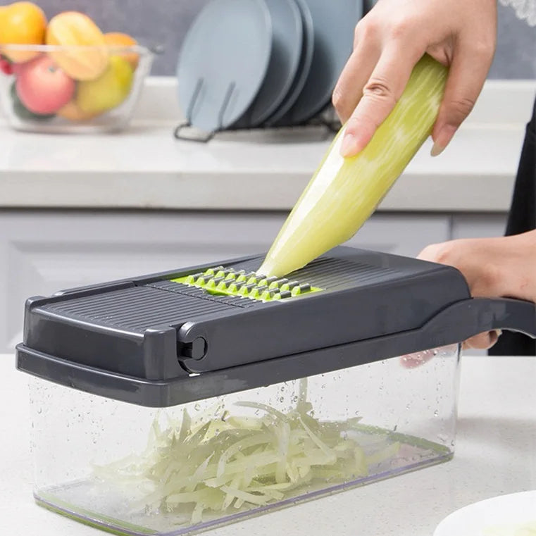 Kitchen artifact, vegetable cutting artifact, multifunctional slicer, slicer, slicer, kitchen utensil - Problems Solved