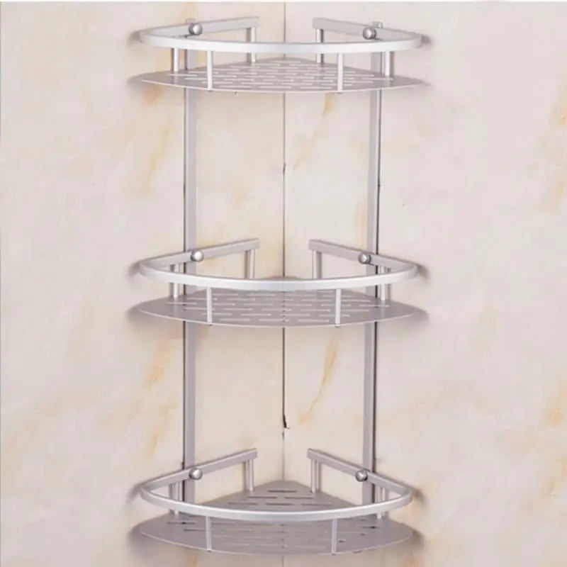 Bathroom Corner Shelf Shower Shelves Dusche Eckregal Bad Wall Badregal Storage Organizer Floating Ablage Bohren - Problems Solved