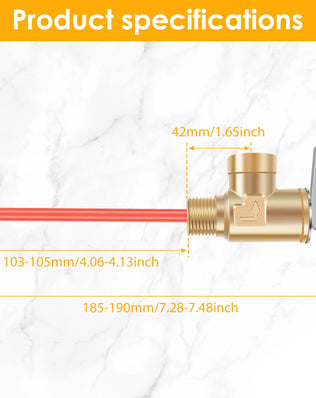 1/2" NPT or 3/4" NPT RV Temperature and Pressure Relief Valve Brass RV Water Heater Temperature and Pressure Relief Valve - Problems Solved