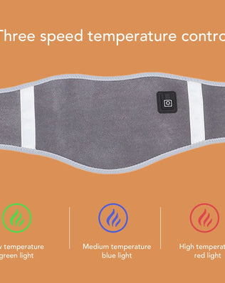 Lower Heating Lumbar Belt Back Heat Carbon Fibre Support Belt  Electric Heating Pad 3 Temperature Control Heated Waist Belt - Problems Solved