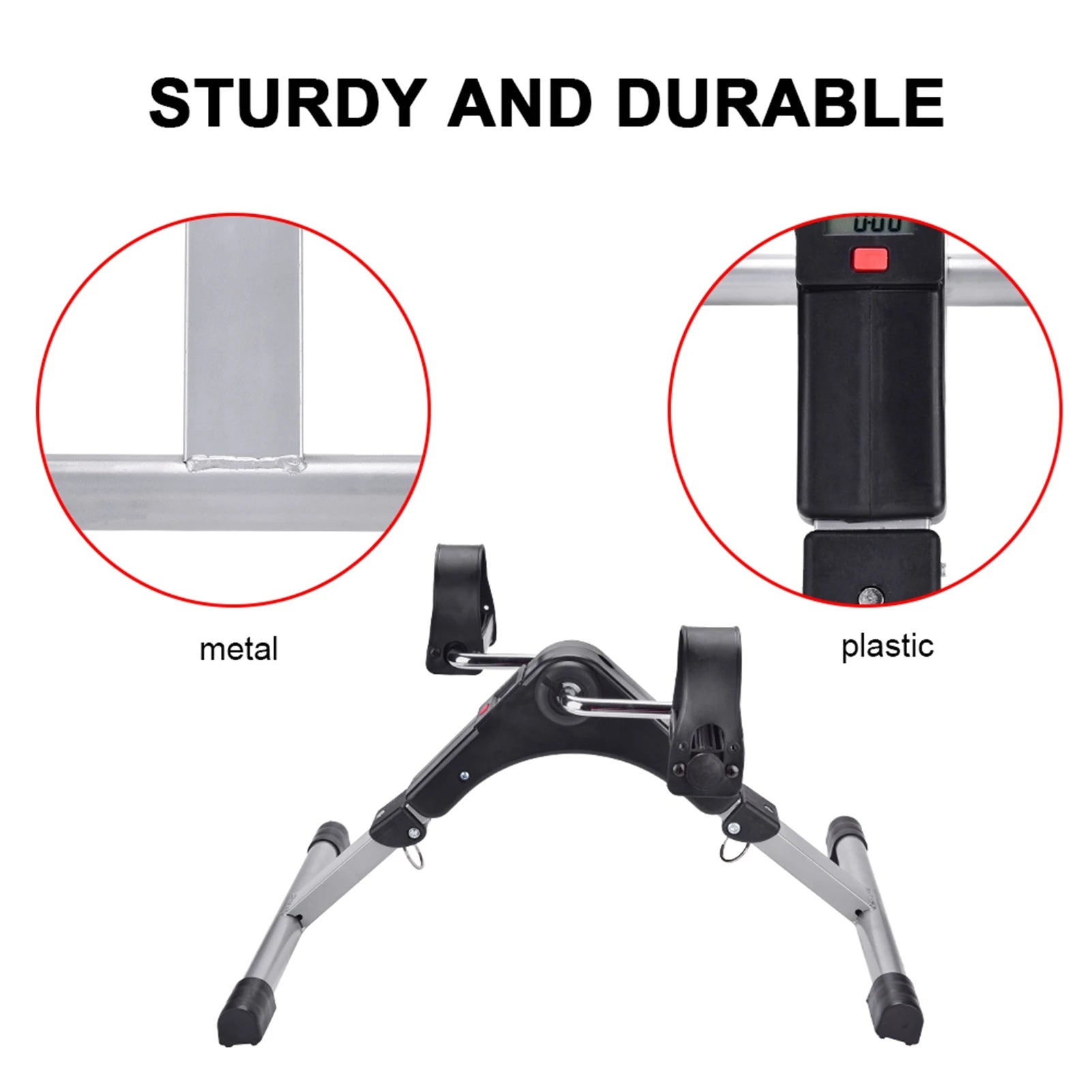Cycling Gym Exercise Cycling Pedal Exerciser Indoor Folding Cycling Trainer Cycle Pedal Fitness Exerciser Leg Workout - Problems Solved
